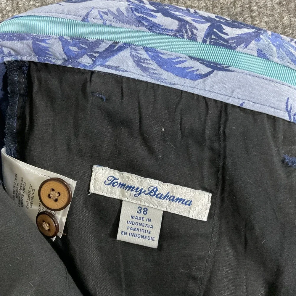 Tommy Bahama IslandZone Shorts Mens 38 Navy Performance Stretch Casual Golf